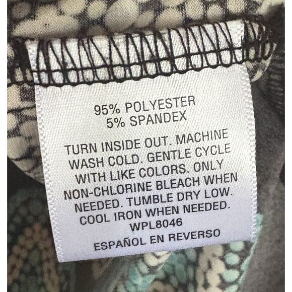 JM Collection Beaded and Sequins Neck Stretch Blouse Top 3/4 Sleeve Sz PXL - Picture 4 of 4